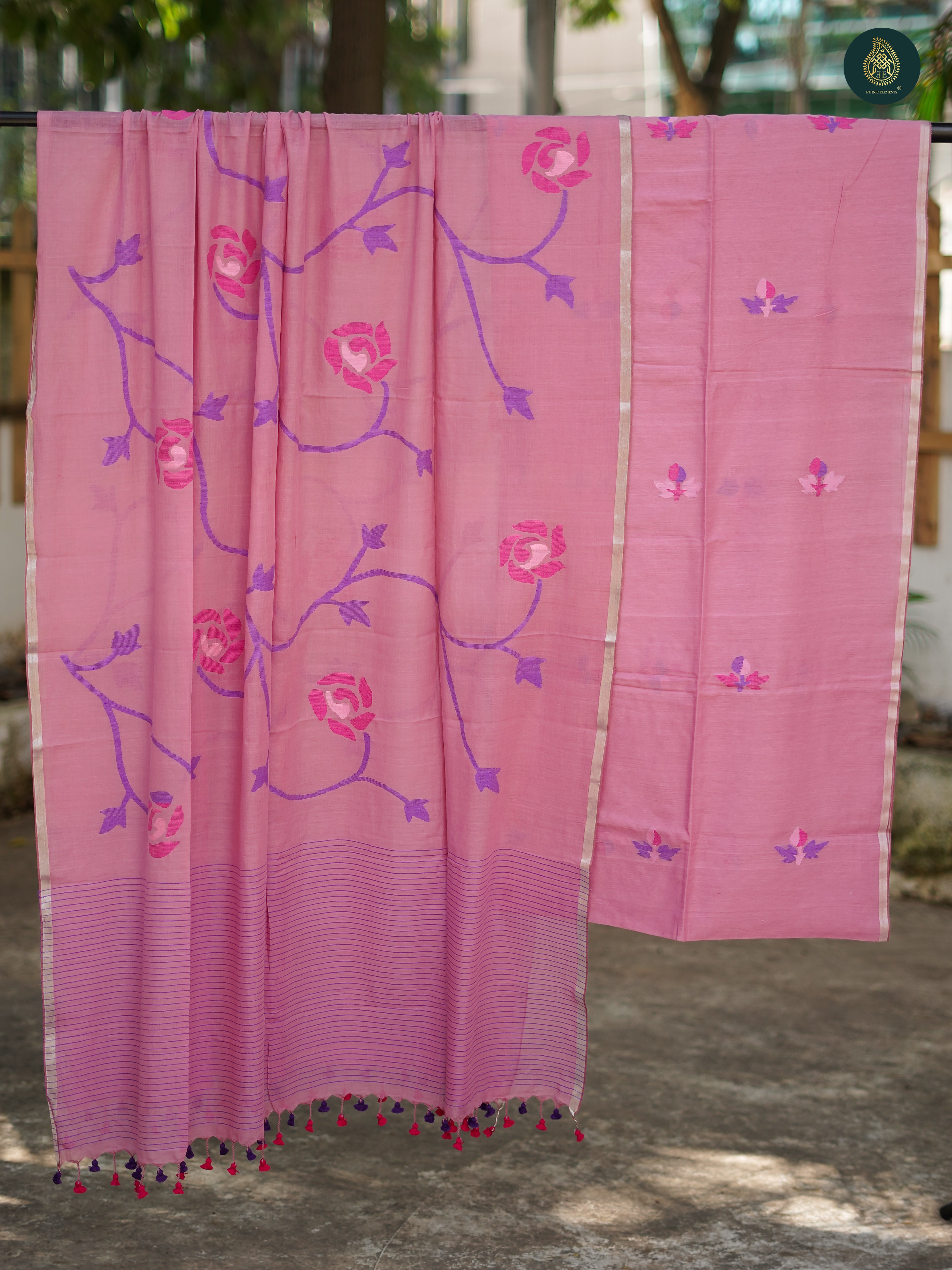Boutique Designer Jamdani Cotton Punjabi main image 1