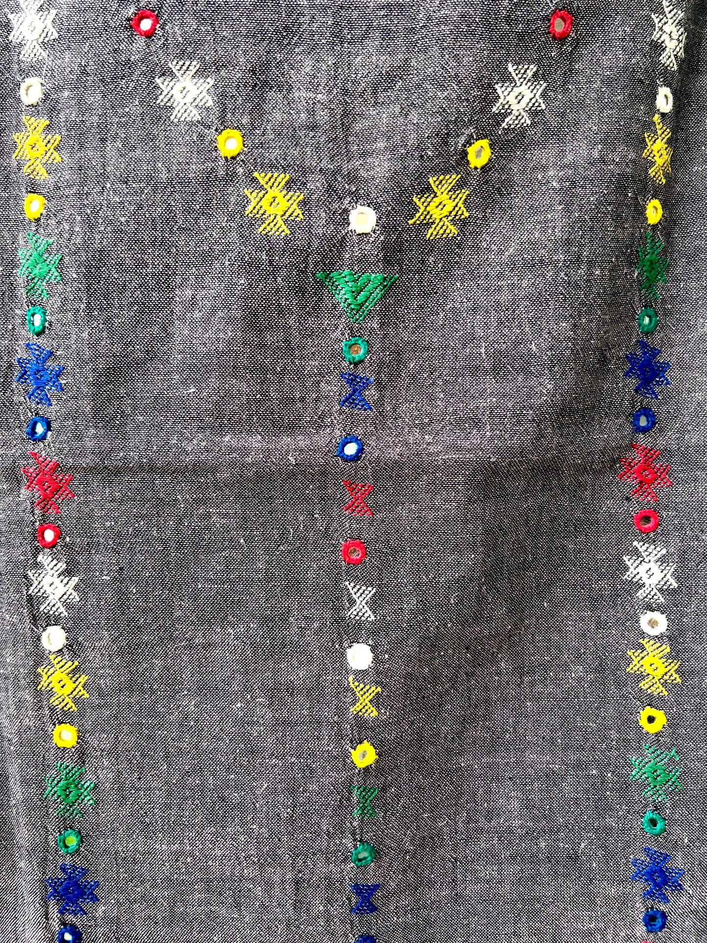 Handloom Bhujodi Kala Cotton Suit- Miles Of Truth