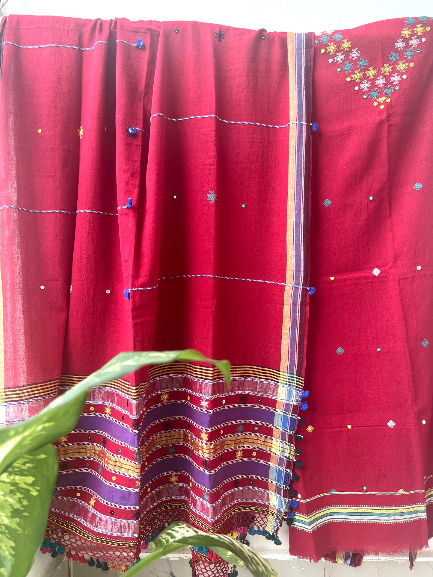 Handloom Bhujodi Kala Cotton Suit- For The Right Moment