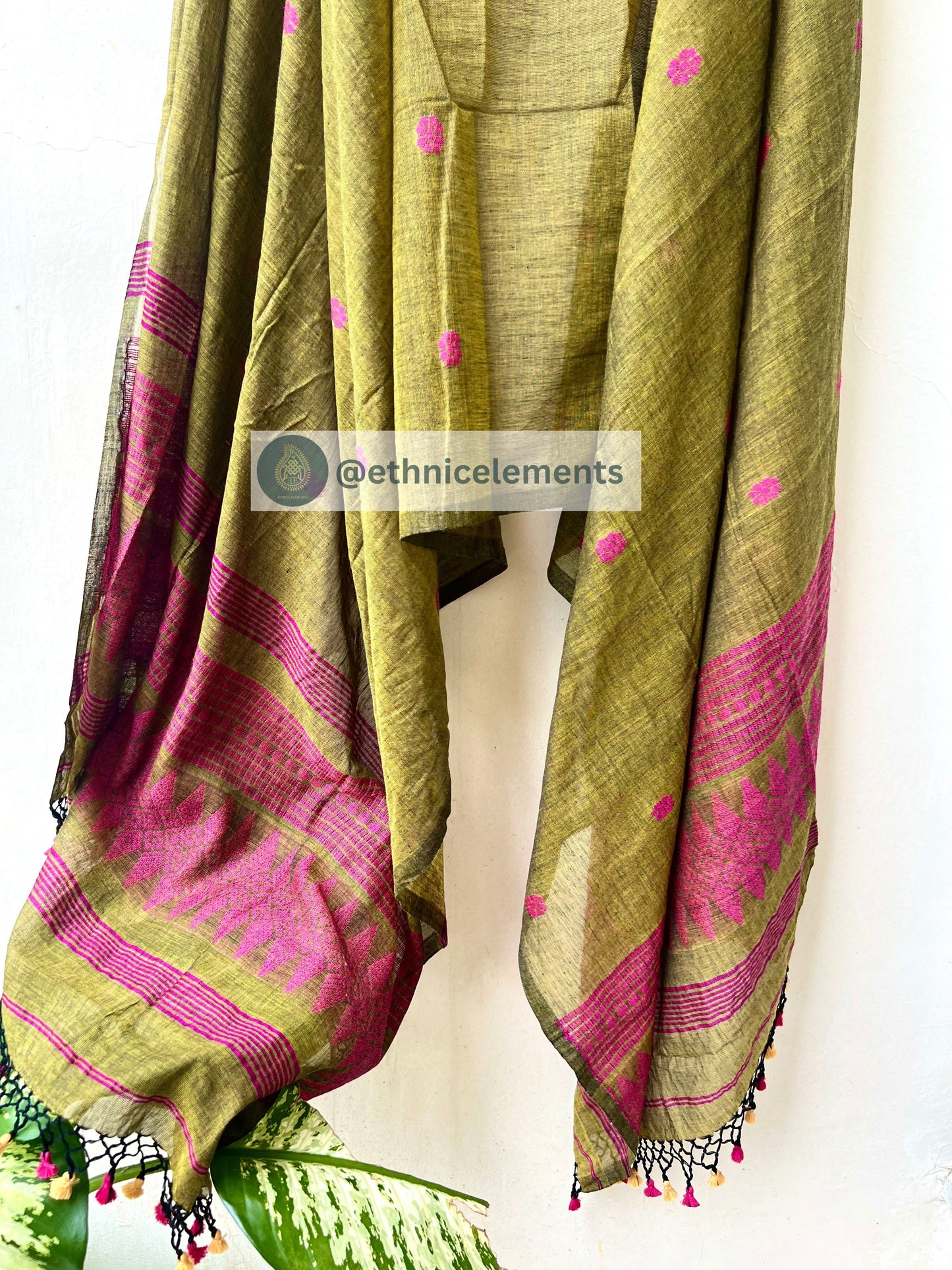 Jacquard Jamdani Cotton Suit Set - 5