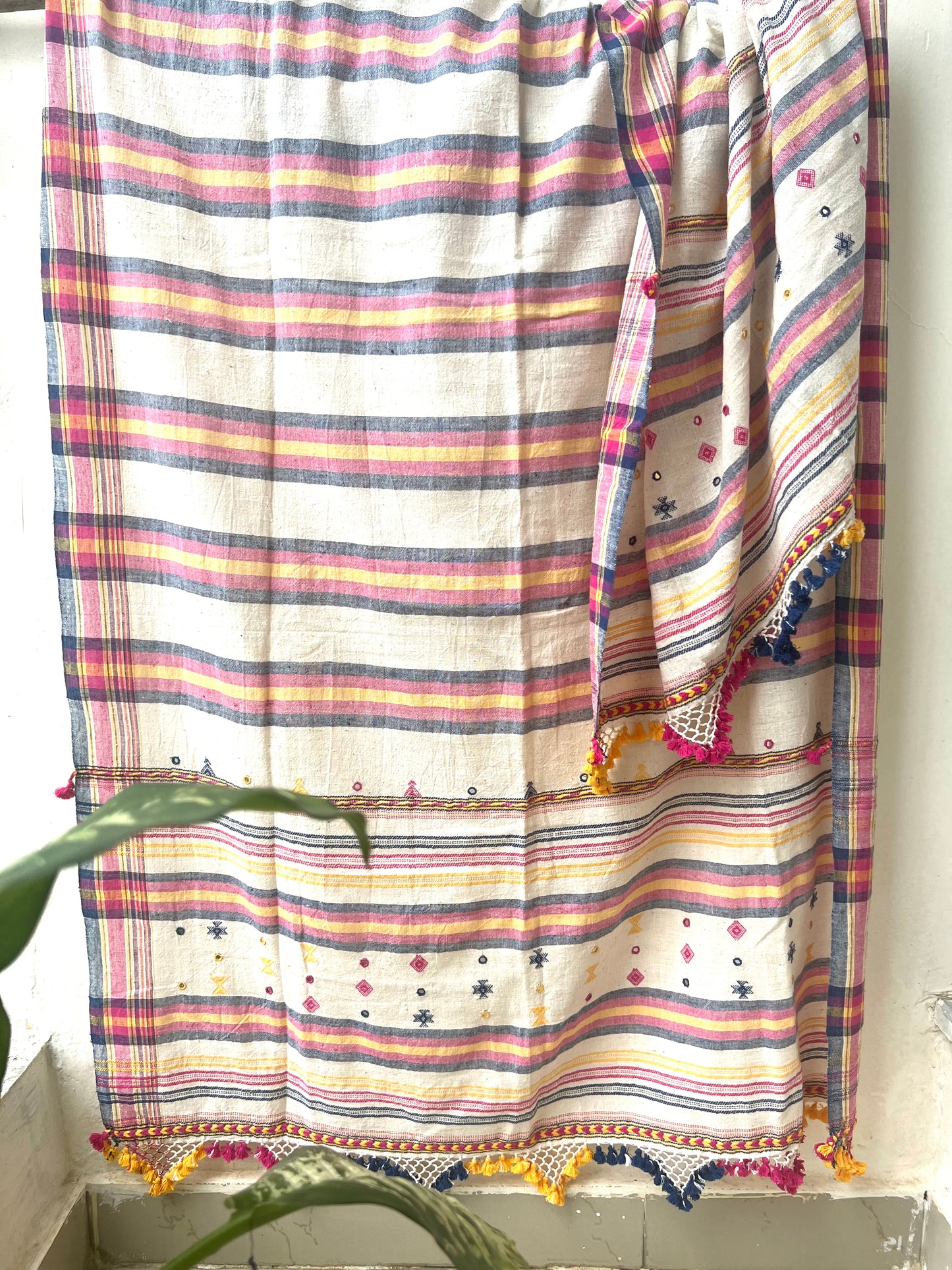 Handloom Bhujodi Kala Cotton Suit- Fabulous Moments