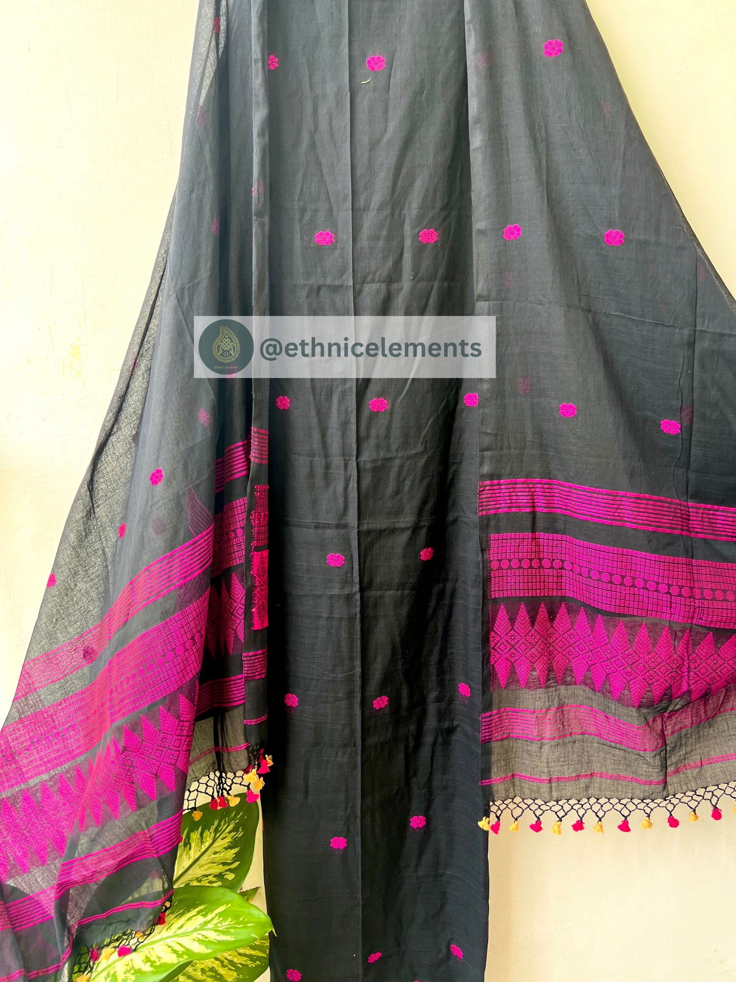 Jacquard Jamdani Cotton Suit Set - 6