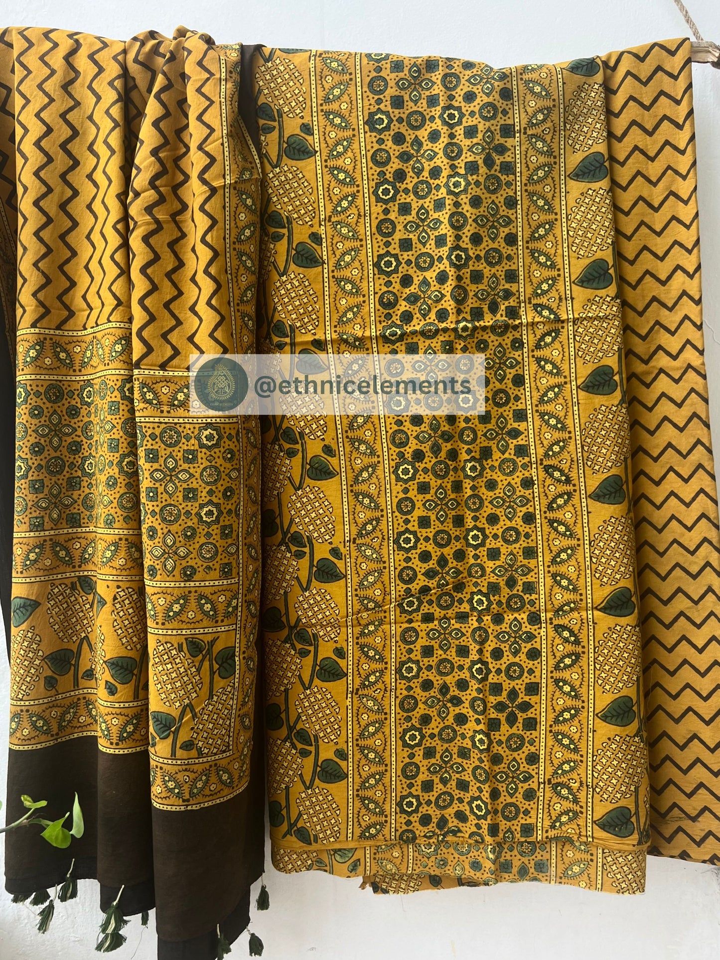 Ajrakh Pichwai Themed Salwar Suit Set- Mesmerized