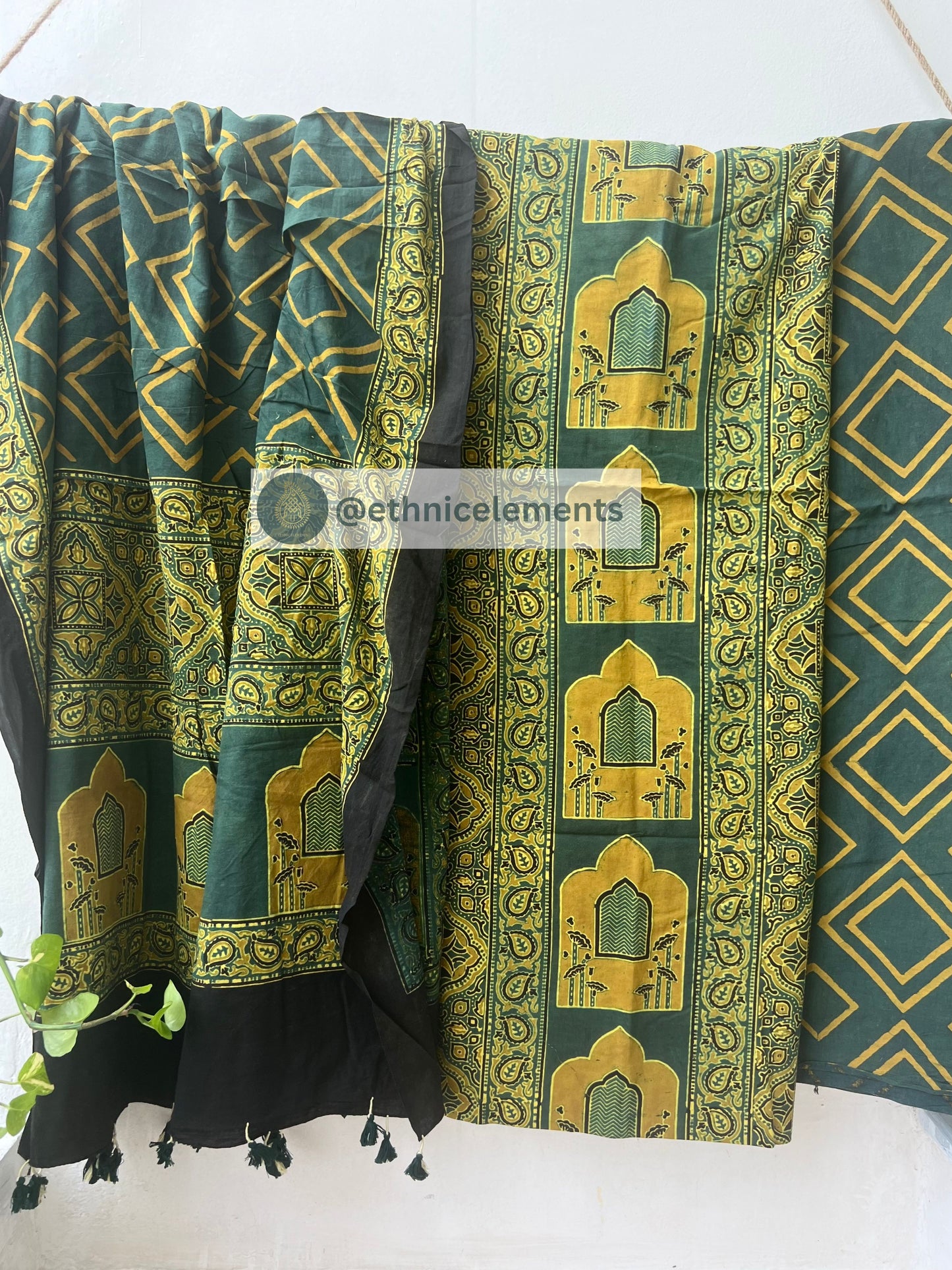 Ajrakh Pichwai Themed Salwar Suit Set- Forgiving