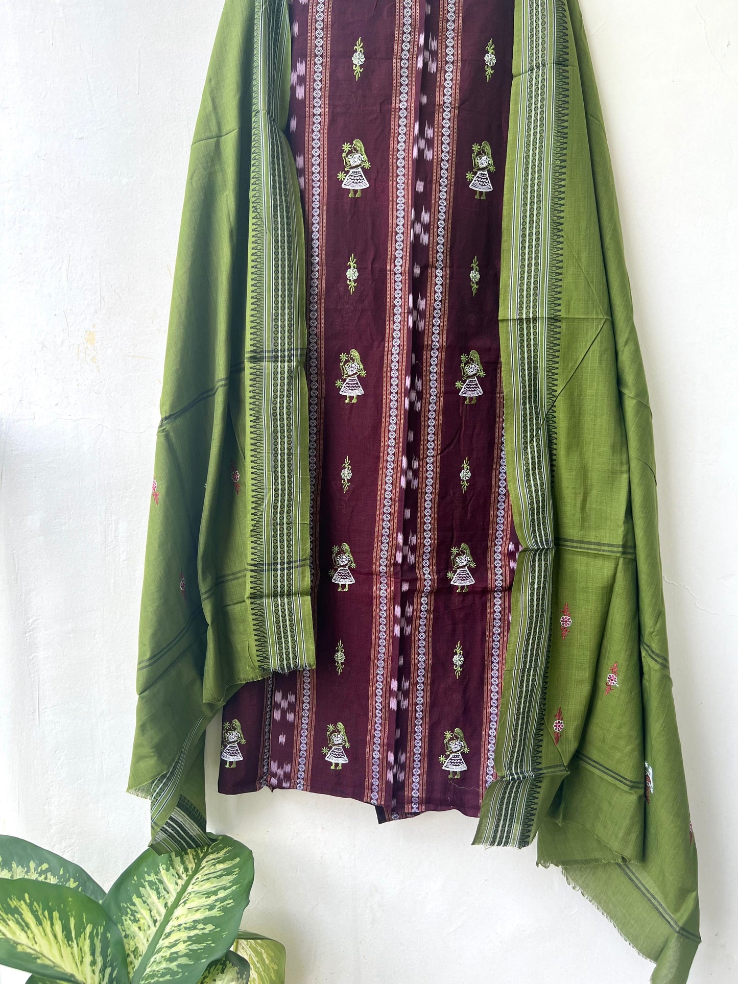 Sambalpuri Ikkat Suit Set - 1