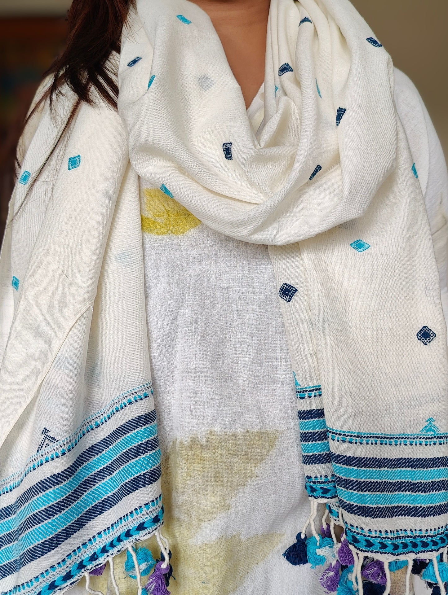 Handloom Bhujodi Stoles - 1
