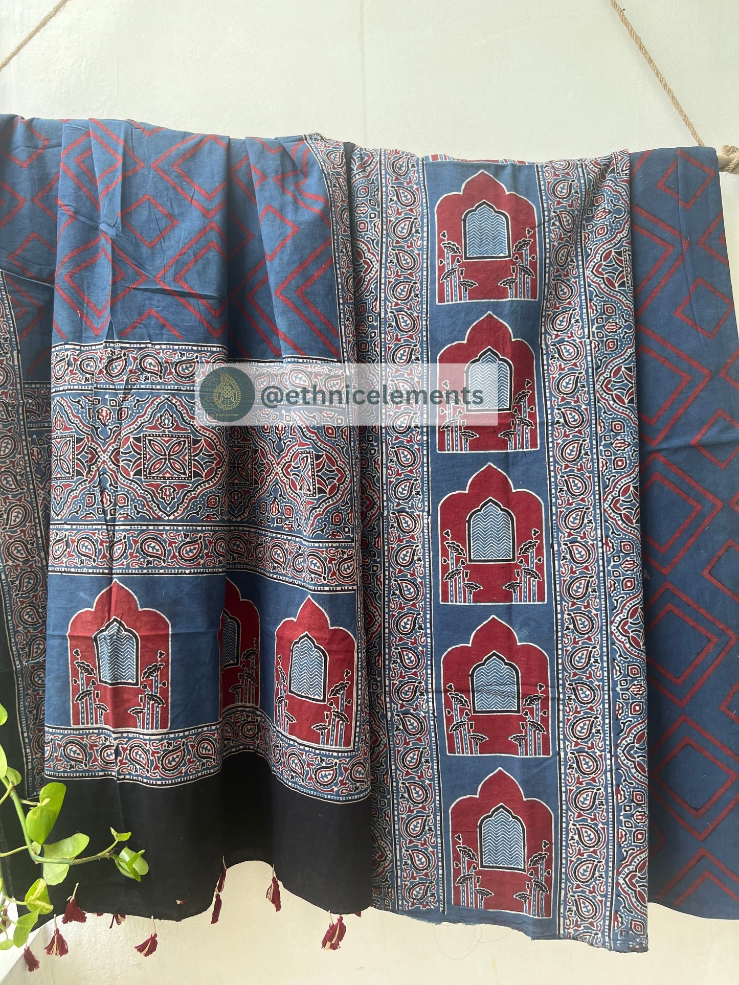 Ajrakh Pichwai Themed Salwar Suit Set- Divine