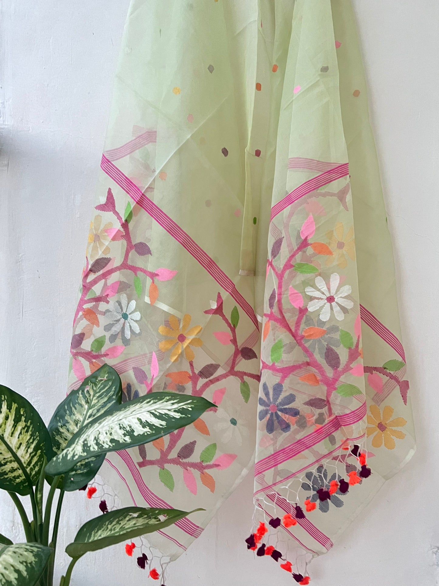 Muslin Jamdani Dupatta 11