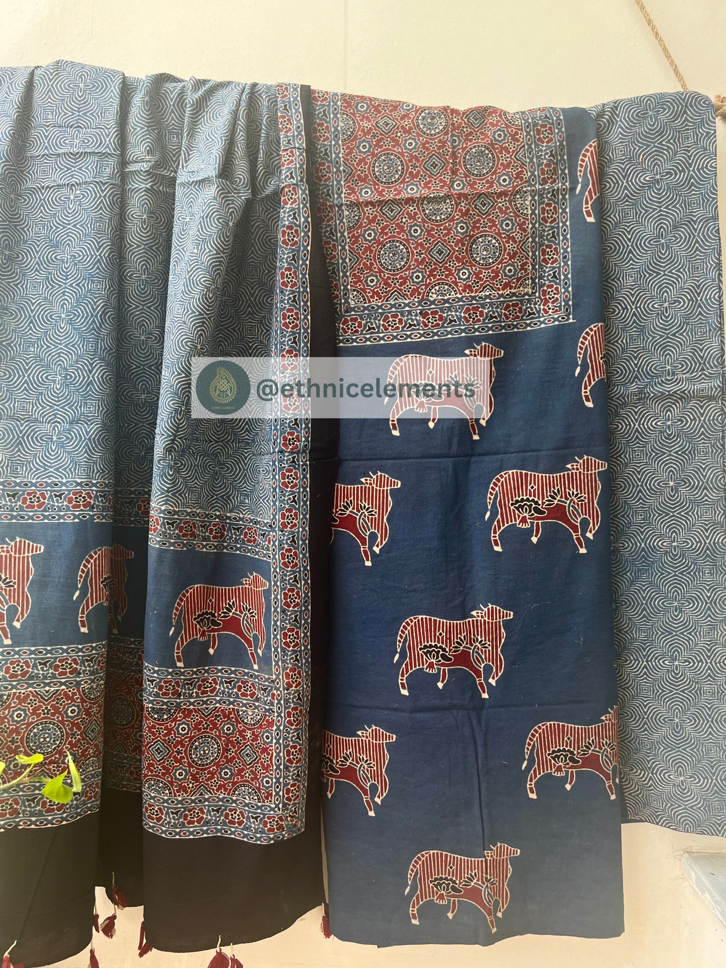 Ajrakh Pichwai Themed Salwar Suit Set- Eye Opener