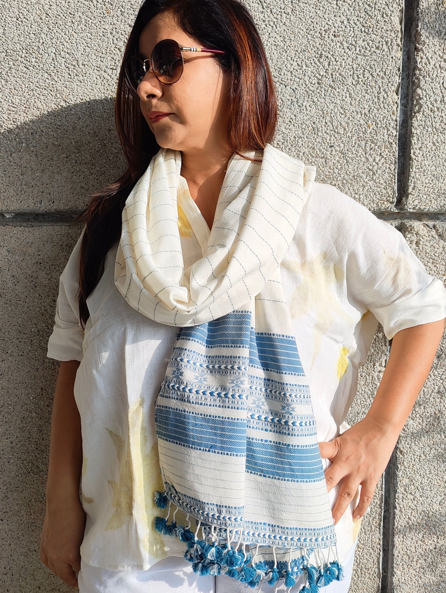 Handloom Bhujodi Stoles - 3