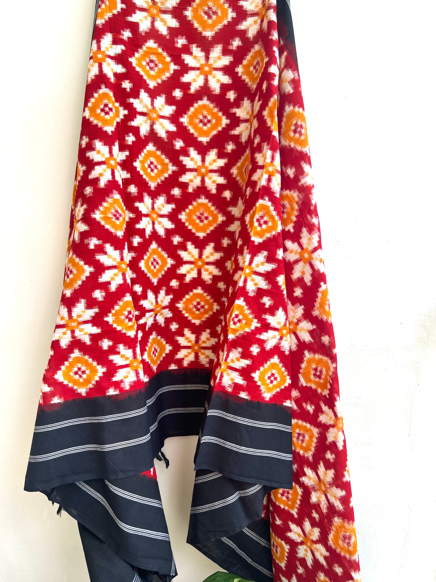 Woven Telia Remal Ikkat Suit Set- Design 4