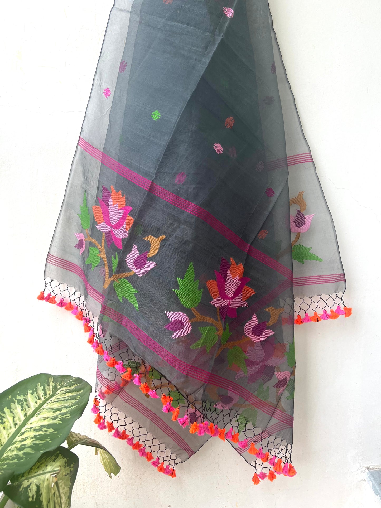 Muslin Jamdani Dupatta 17