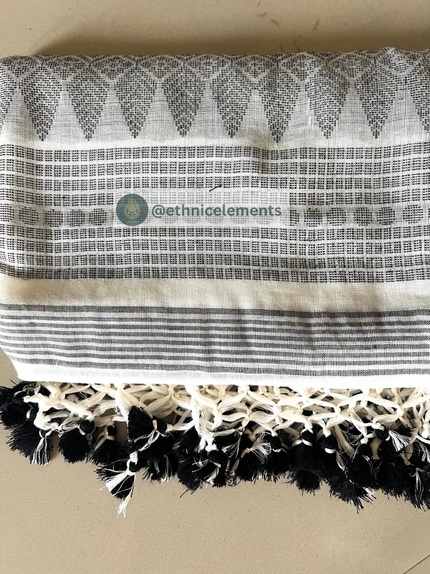 Jacquard Jamdani Cotton Suit Set - 2