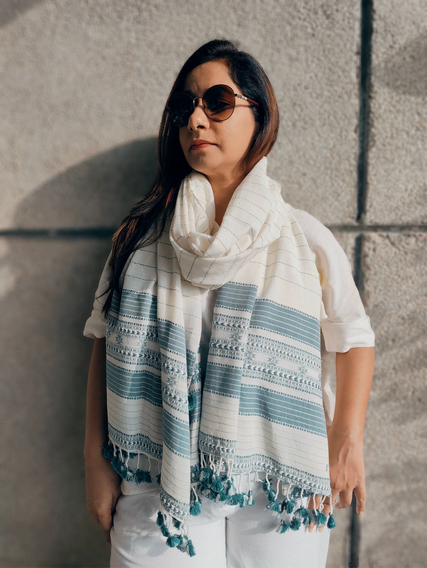 Handloom Bhujodi Stoles - 4
