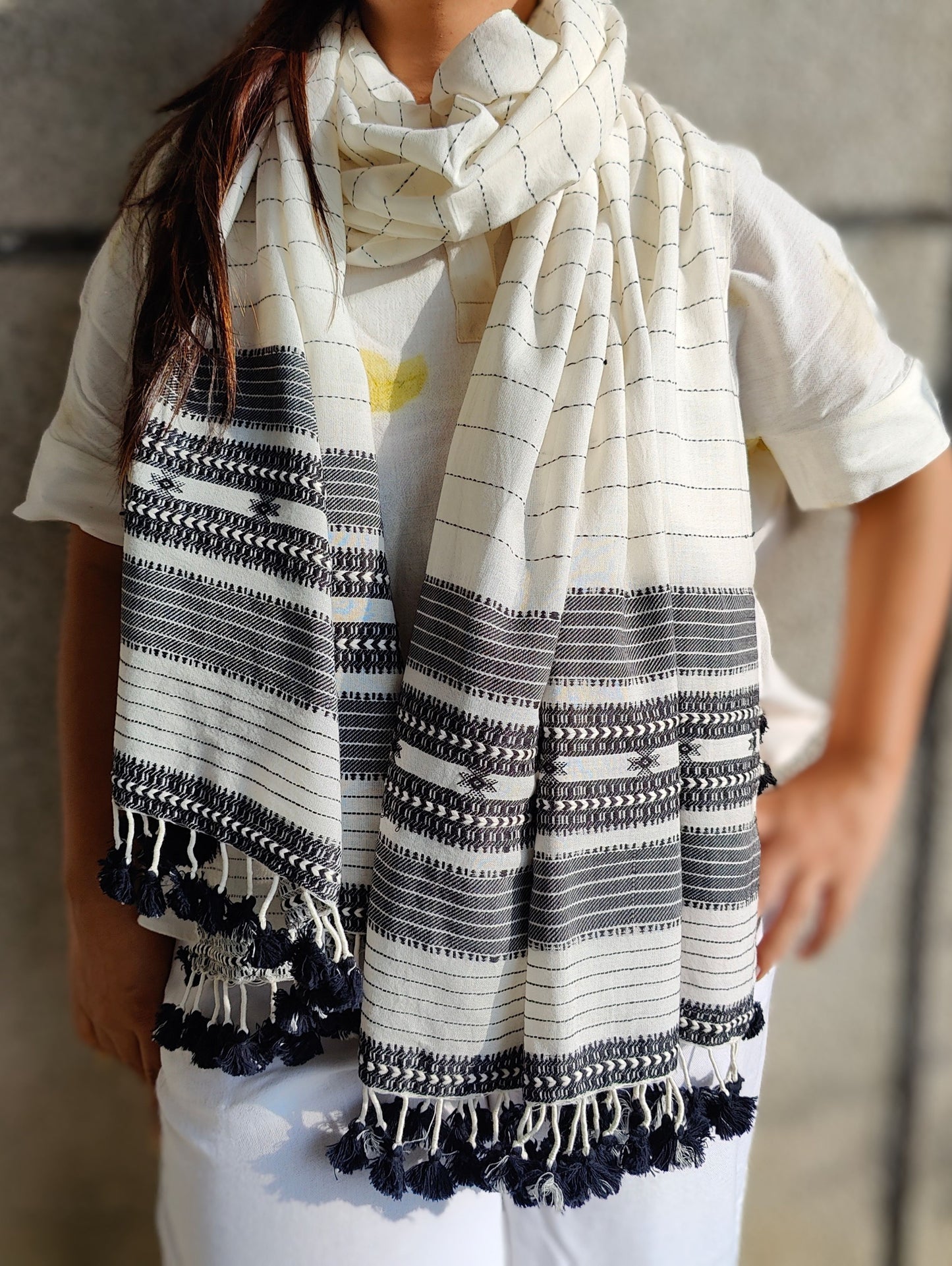Handloom Bhujodi Stoles - 5