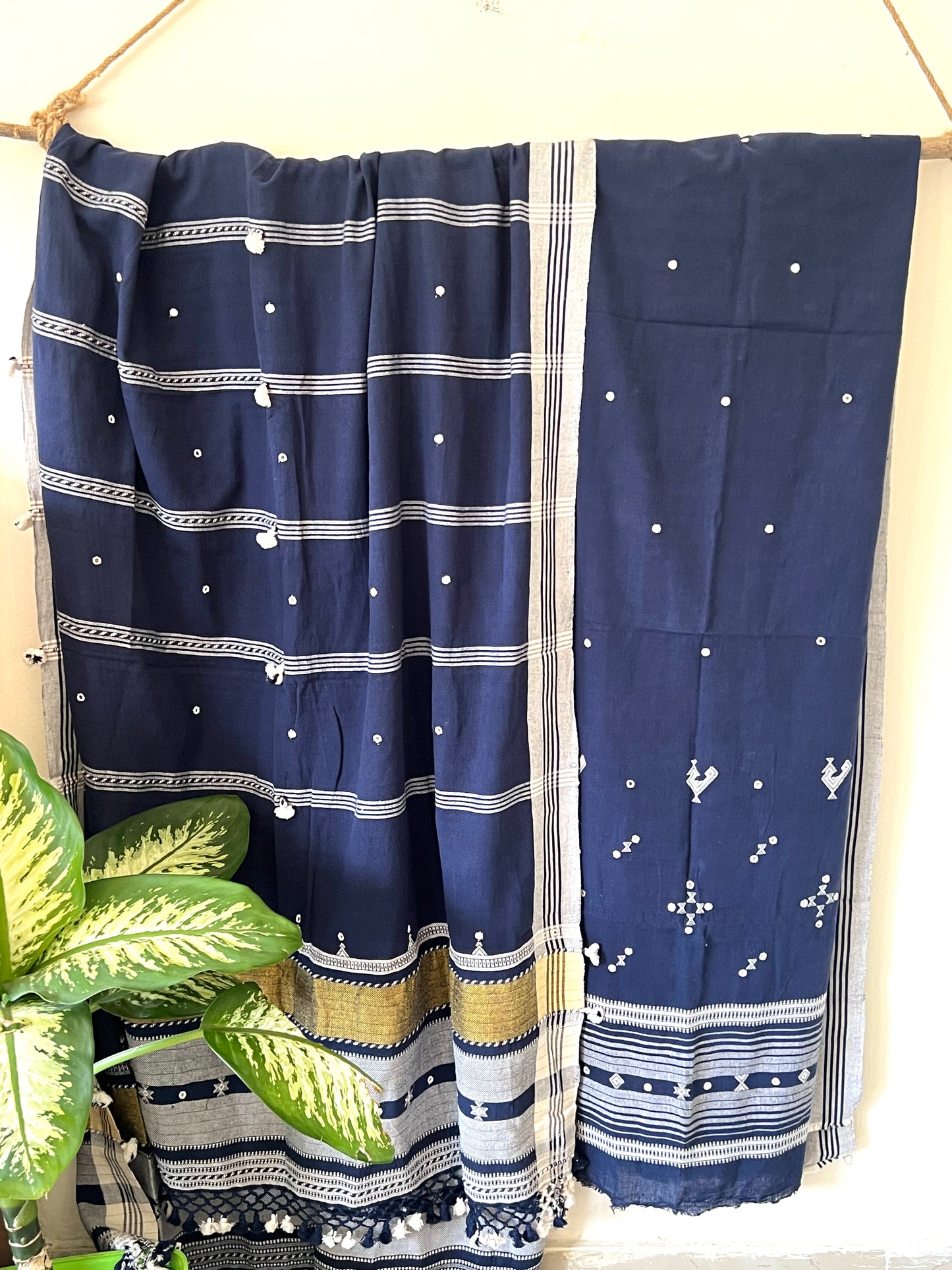 Handloom Bhujodi Kala Cotton Suit- Always Here