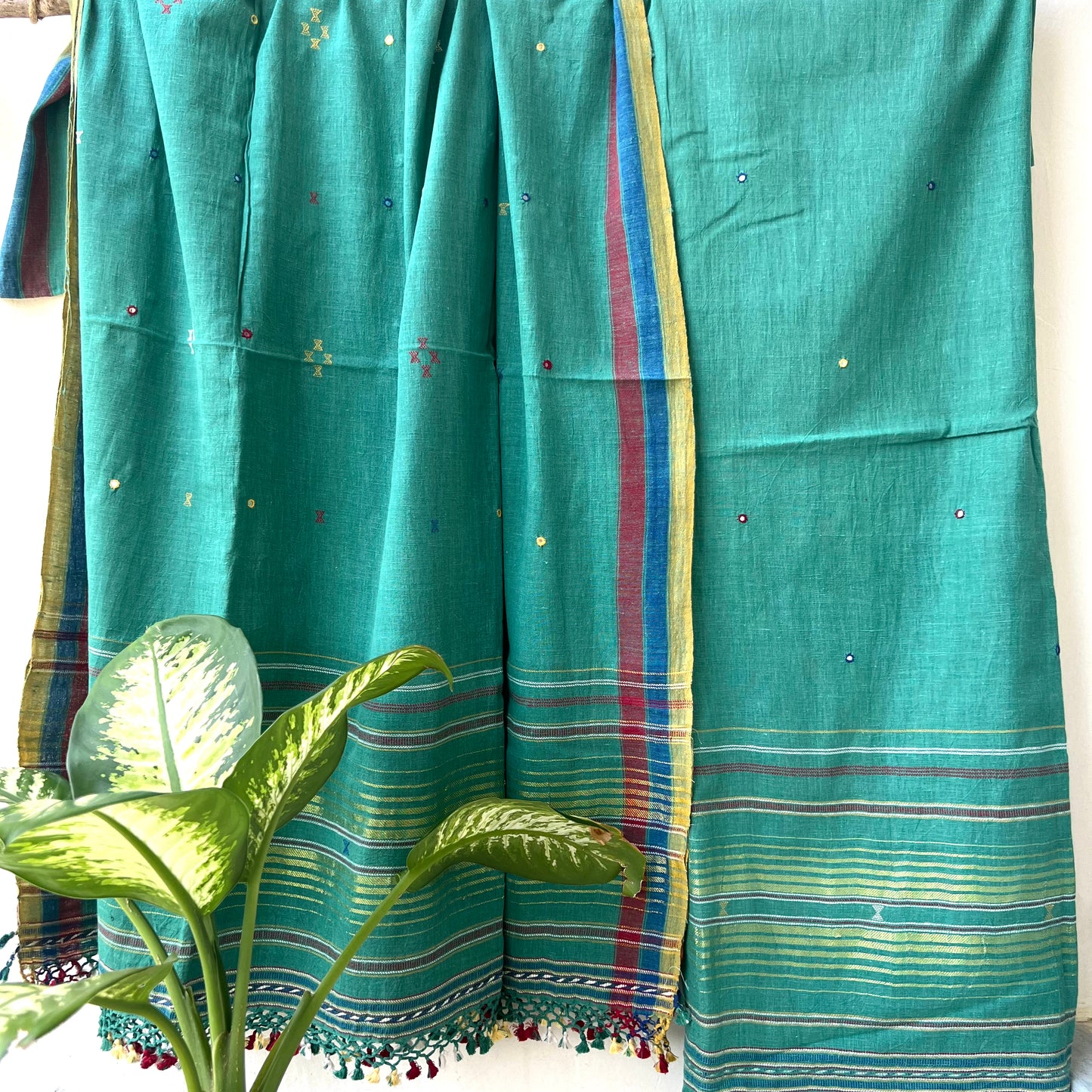 Handloom Bhujodi Kala Cotton Suit- Tales To Tell