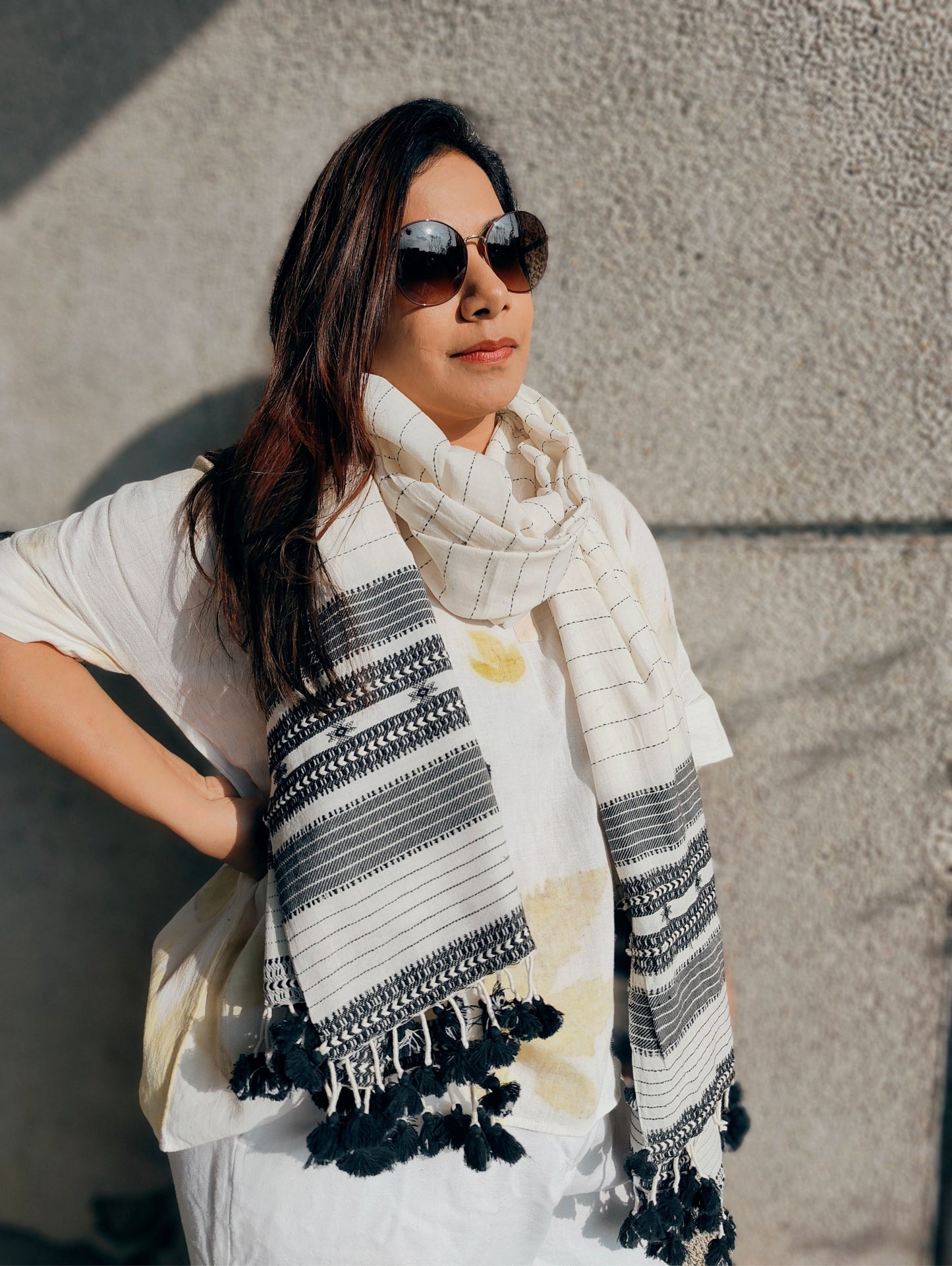 Handloom Bhujodi Stoles - 6