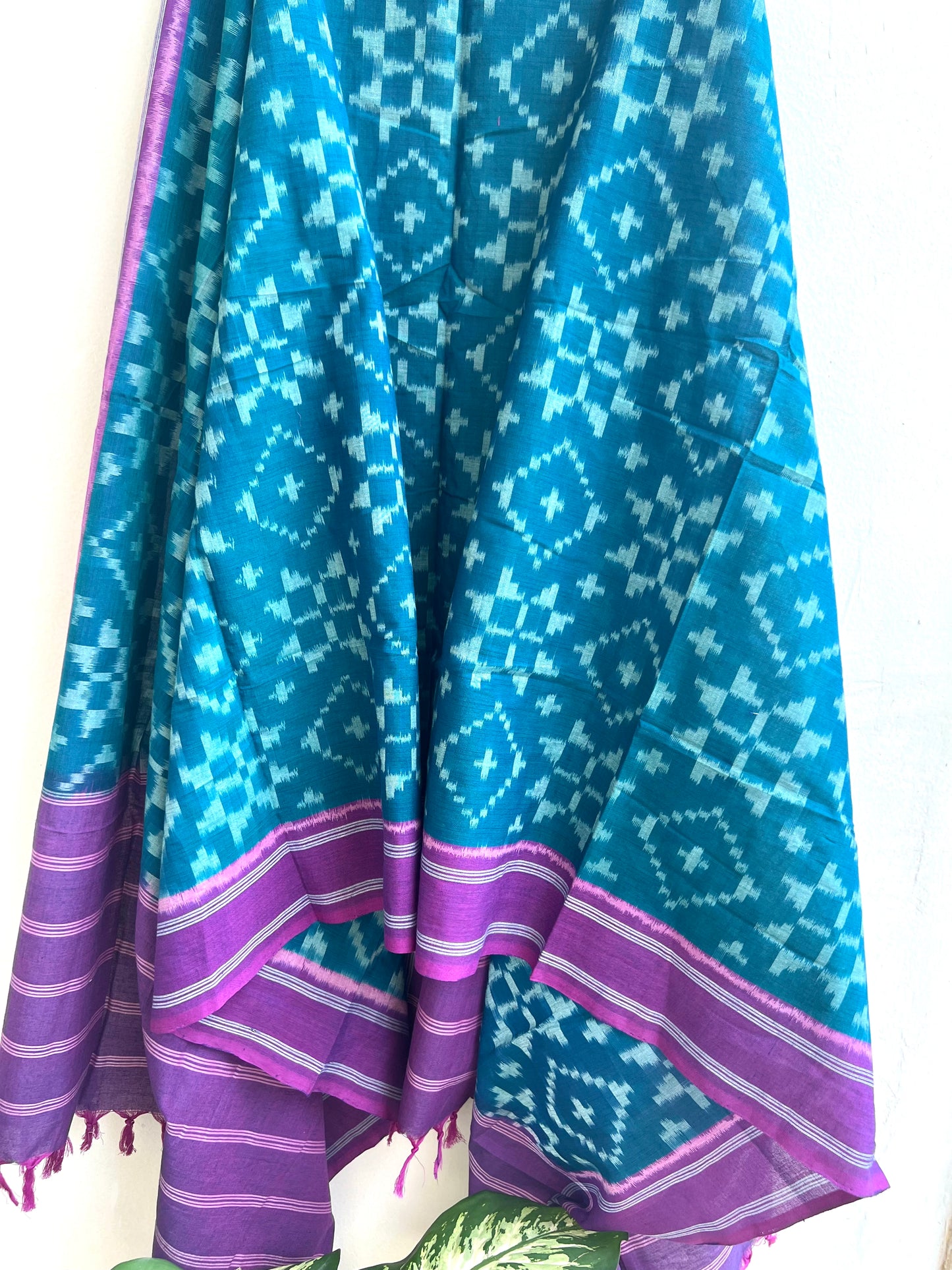 Woven Telia Remal Ikkat Suit Set- Design 4