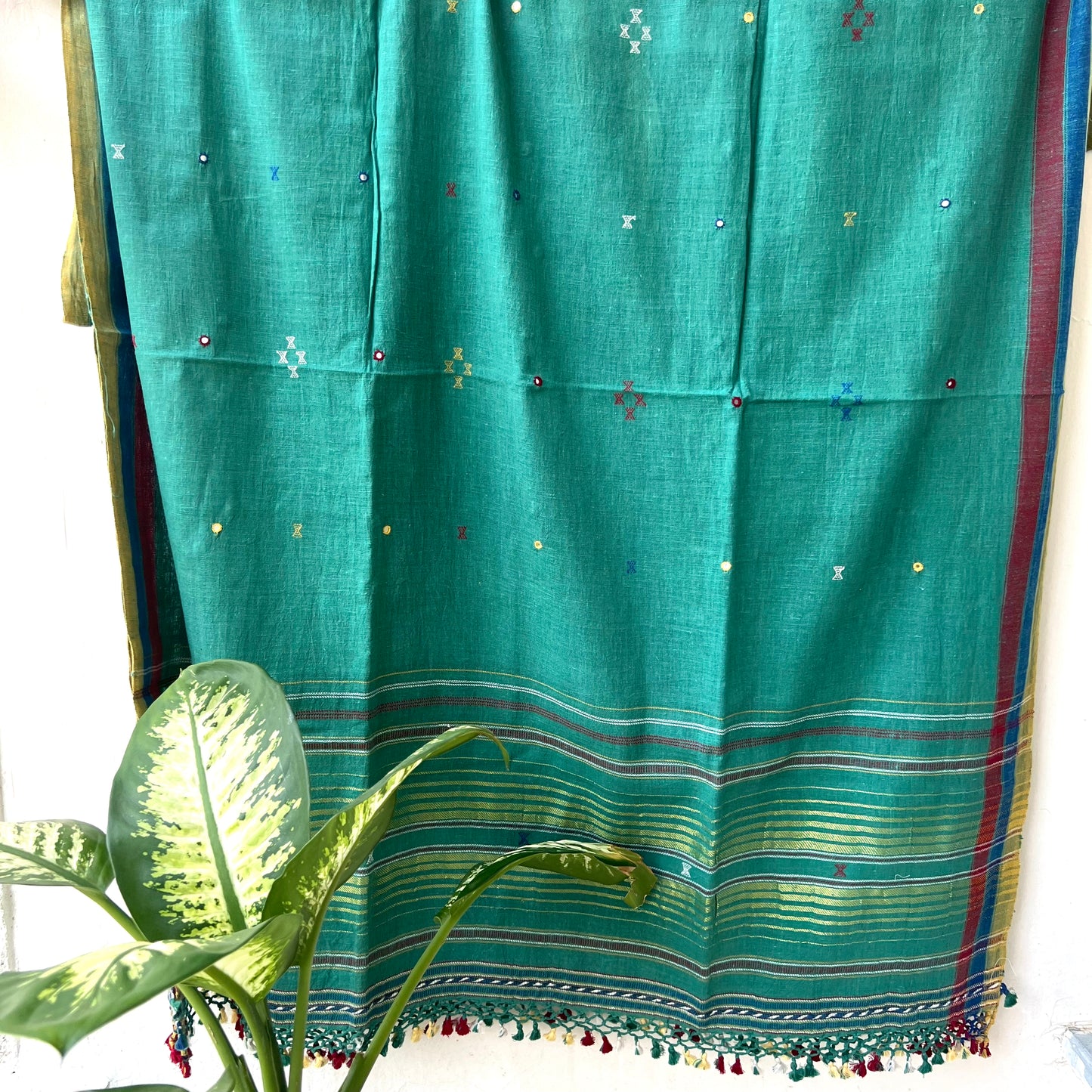 Handloom Bhujodi Kala Cotton Suit- Tales To Tell
