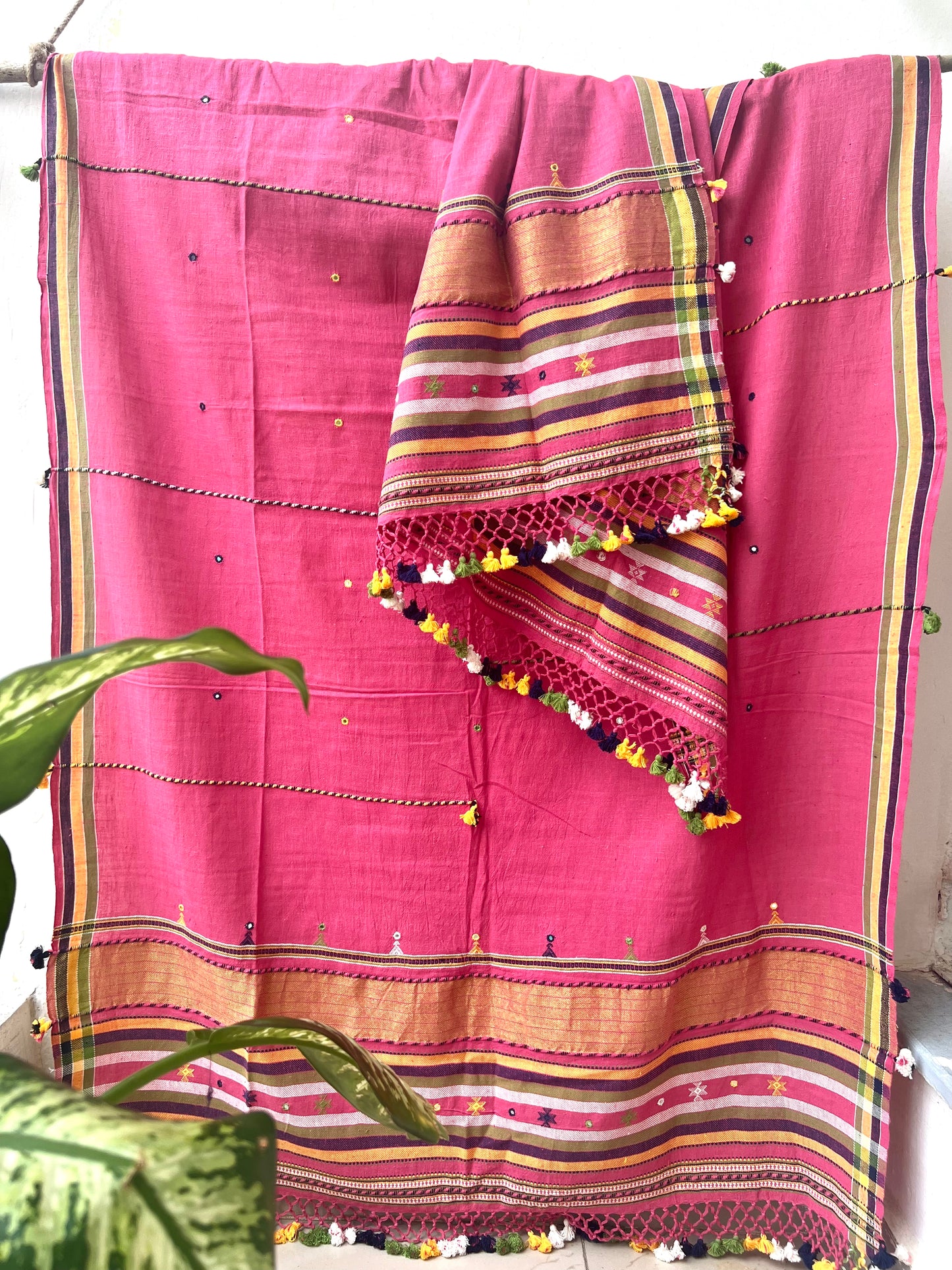 Handloom Bhujodi Kala Cotton Suit- In My Dreams