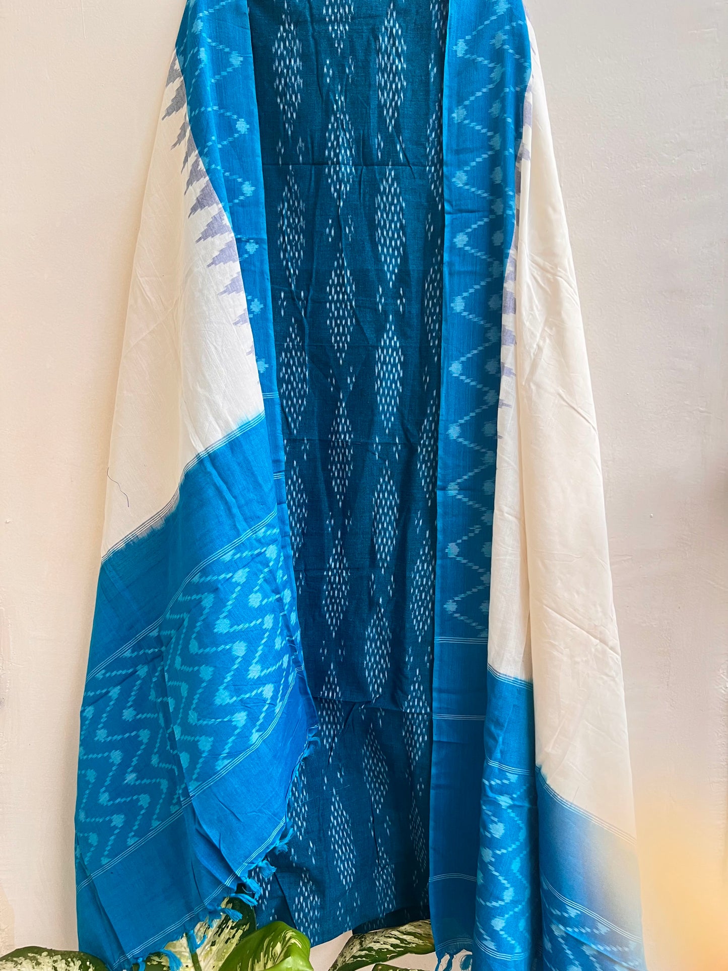 Woven Ikkat Suit Set - Design - 4