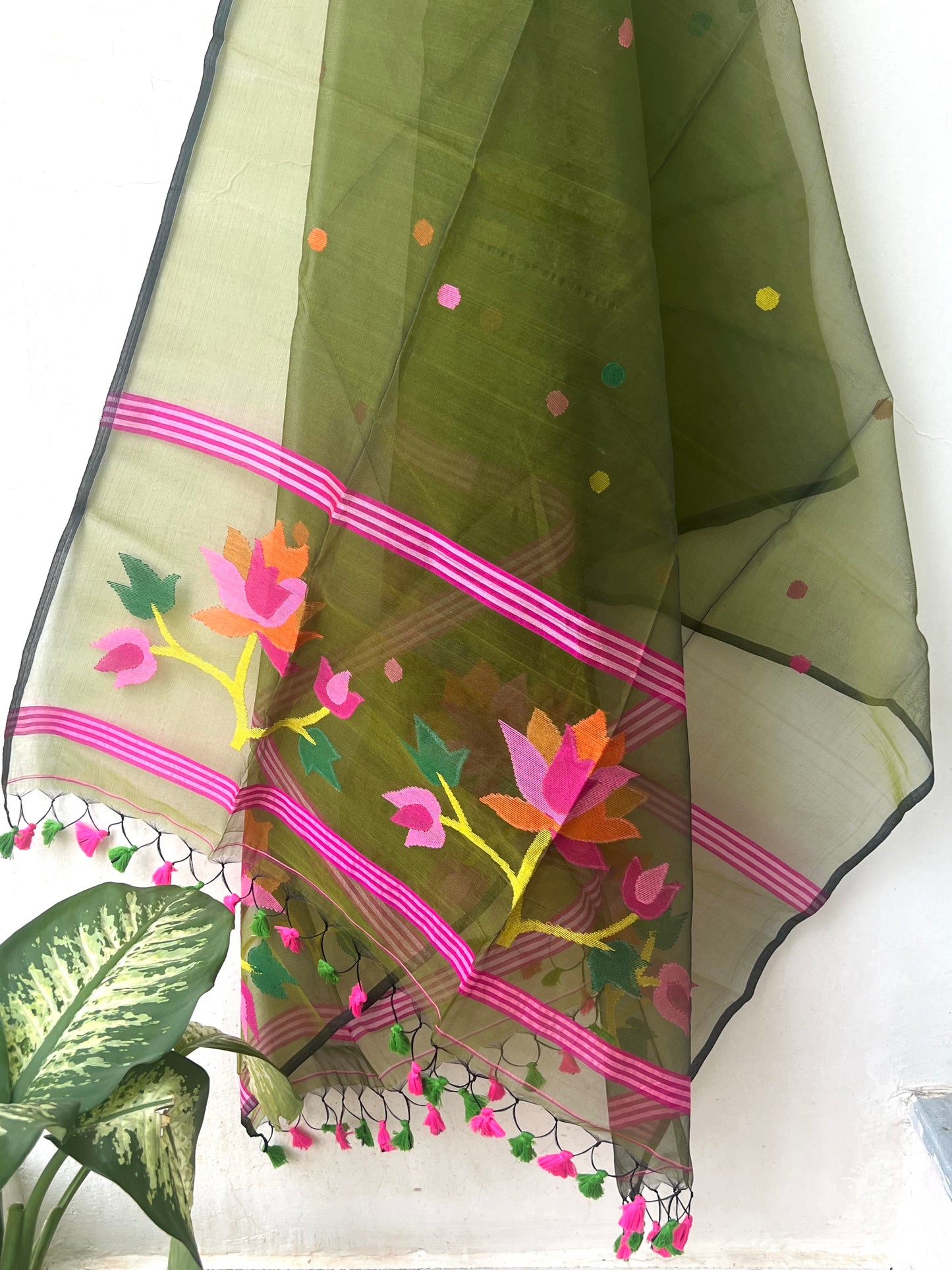 Muslin Jamdani Dupatta 24