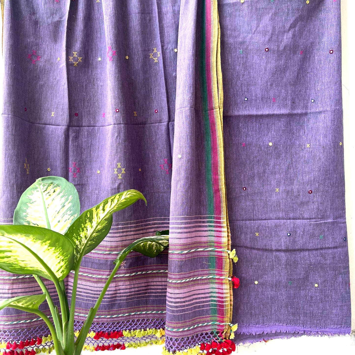 Handloom Bhujodi Kala Cotton Suit- Power Within Me