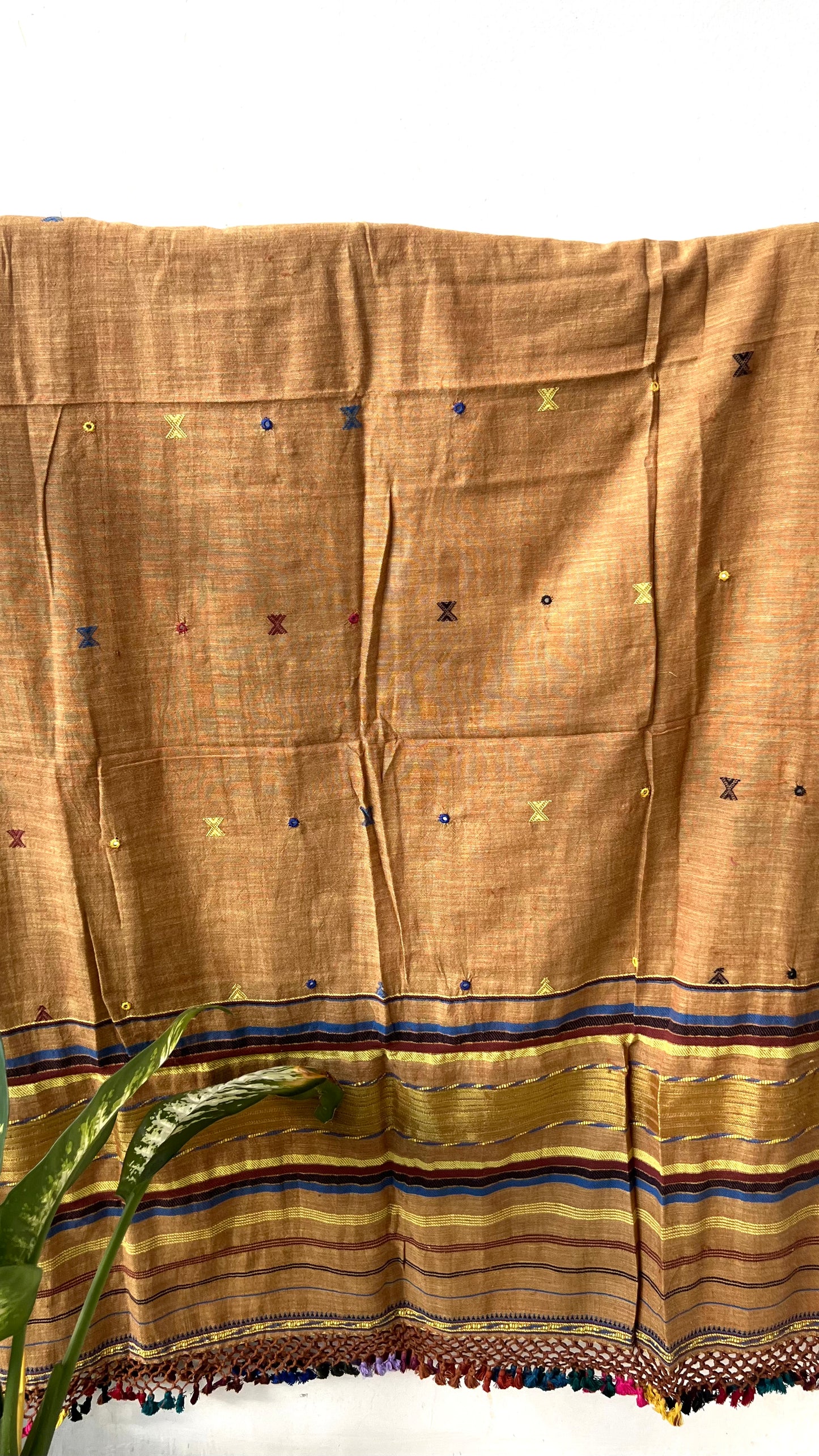 Handloom Bhujodi Kala Cotton Suit- Style 4