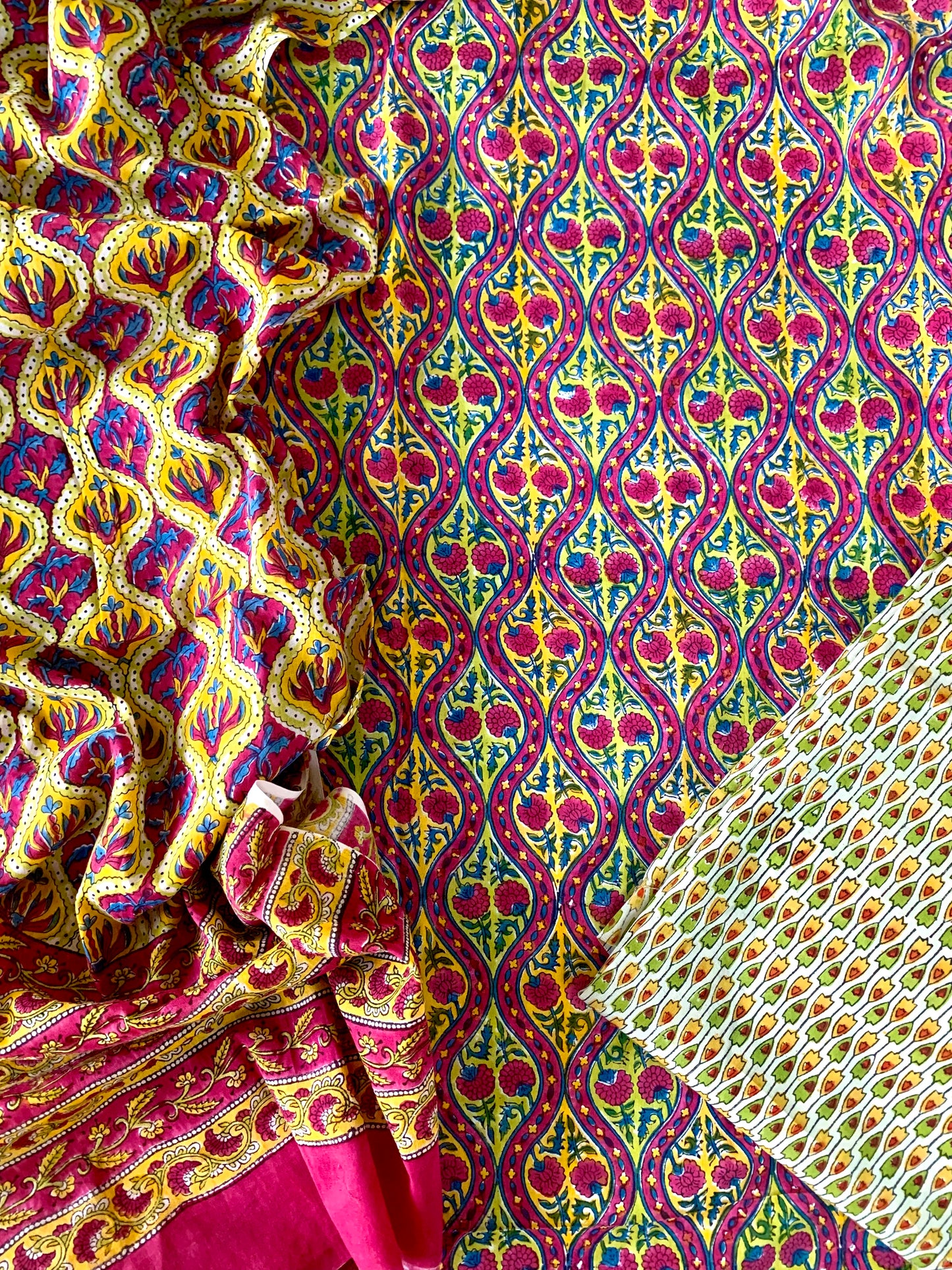 Handblock Printed Cotton Suit Rani