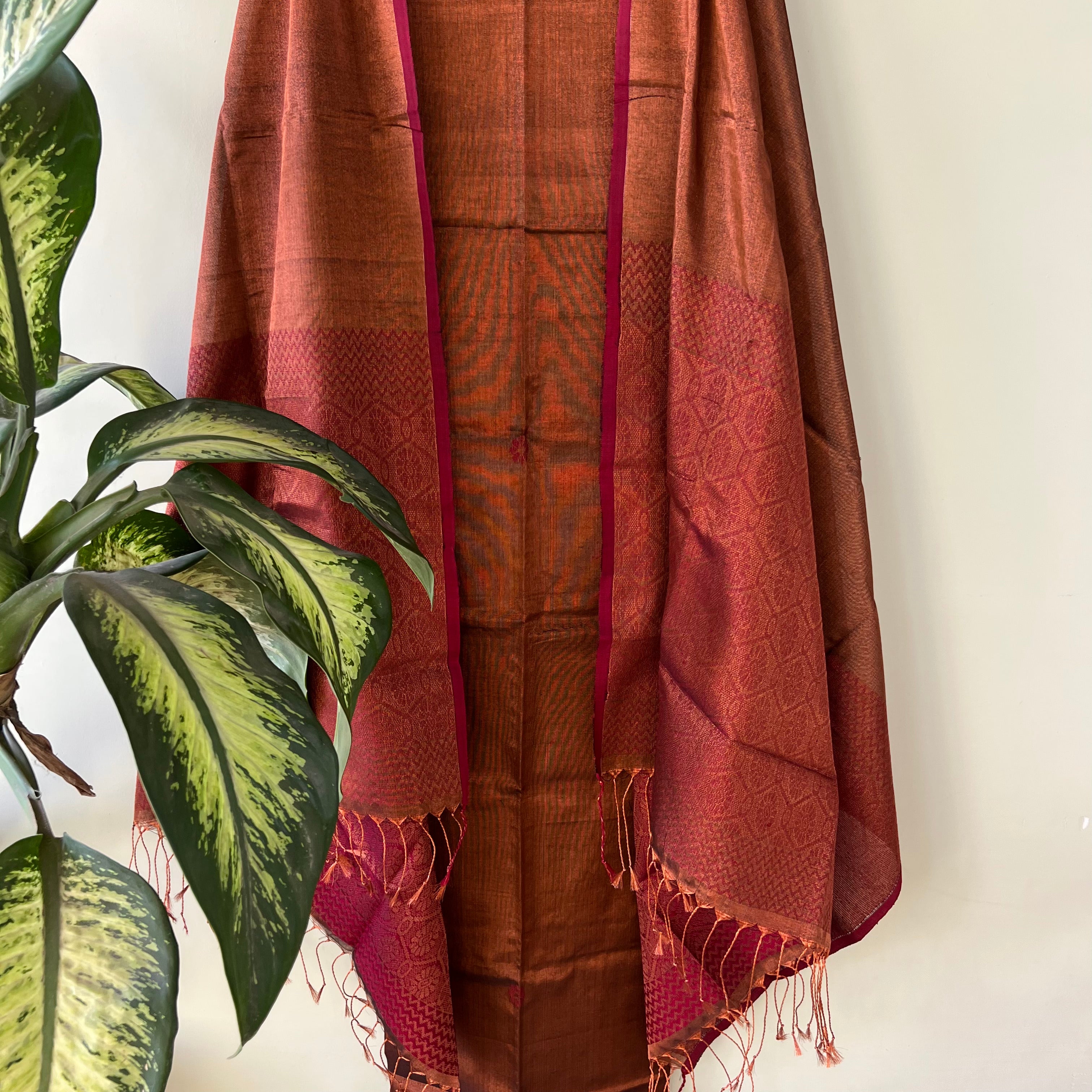 Tissue Linen Zari Suit Set – EthnicElement