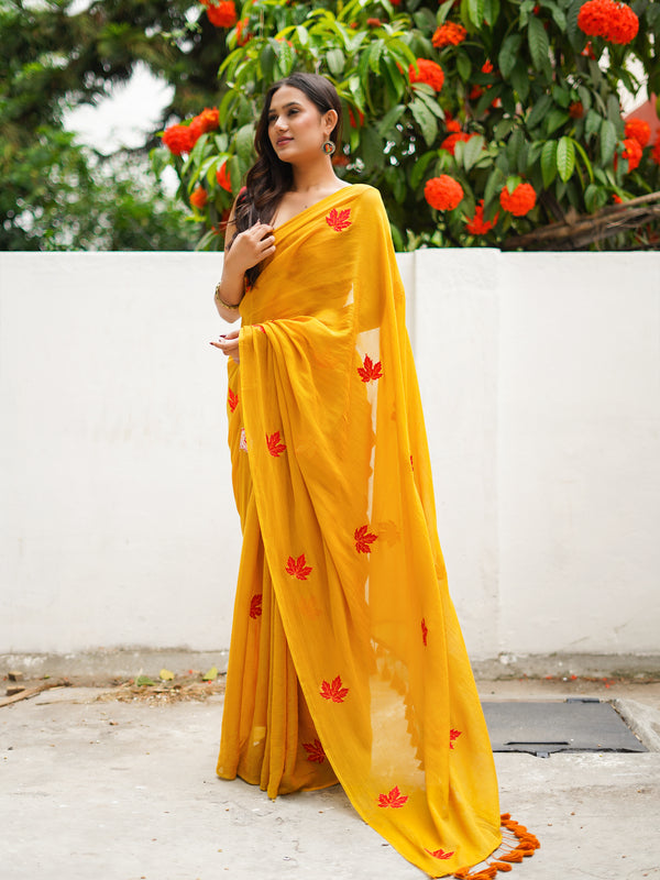 Mul Cotton Saree - Spontaneous