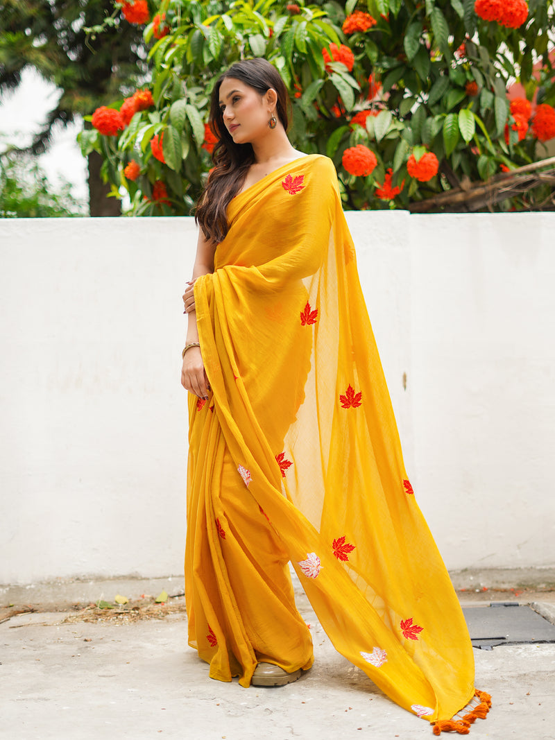 Mul Cotton Saree - Spontaneous