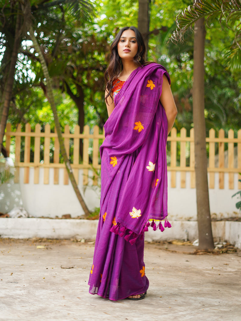 Mul Cotton Saree - Enamored