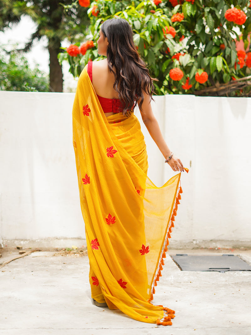 Mul Cotton Saree - Spontaneous