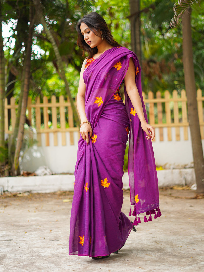 Mul Cotton Saree - Enamored