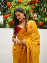 Mul Cotton Saree - Spontaneous