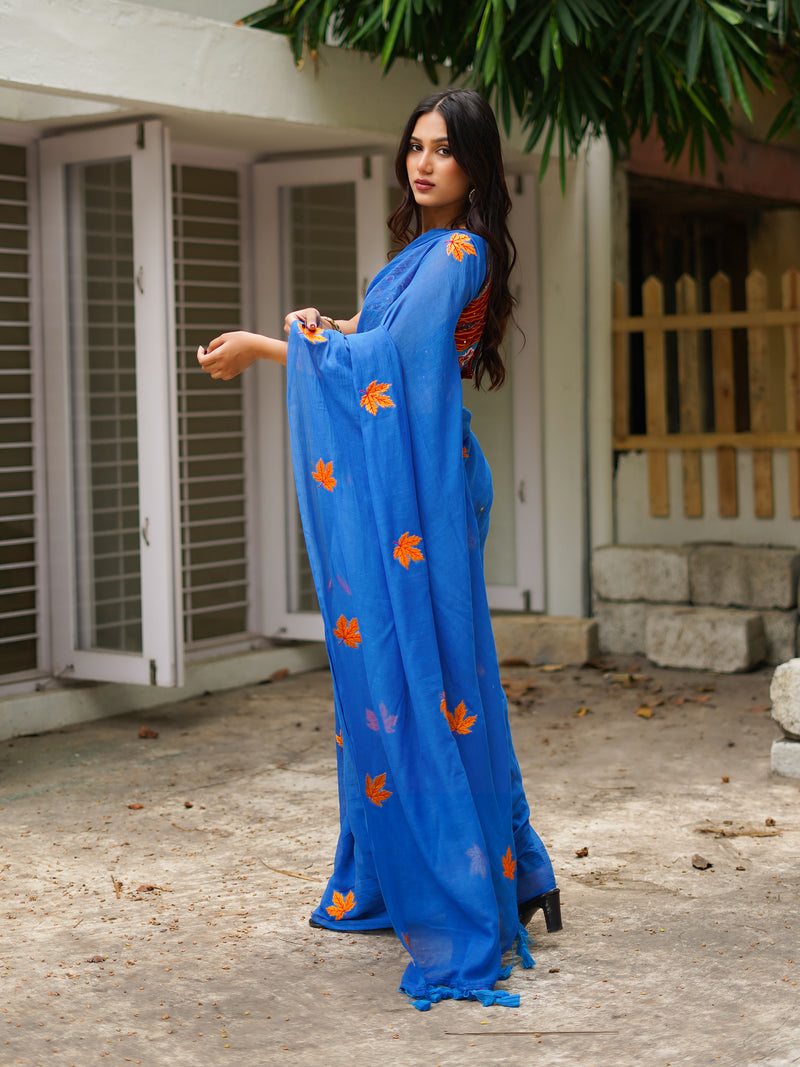 Mul Cotton Saree - Thrilling