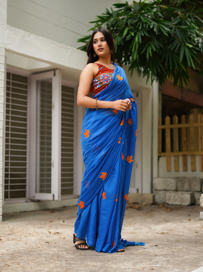 Mul Cotton Saree - Thrilling