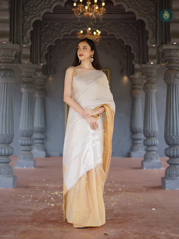 Sand Dollar Mul Cotton Tissue Saree