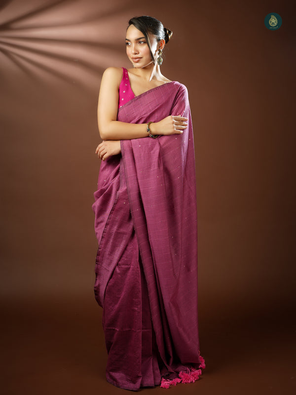 Mul Cotton Saree - Tootsie Tingles