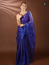 Handloom Mul Cotton Tissue Saree - Classic Treats