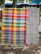 Handloom Bhujodi Kala Cotton - Mud Grey