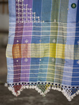 Handloom Bhujodi Kala Cotton - Lemon Yellow