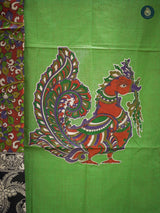 Kelly Green Kalamkari Hand Block Suit Set