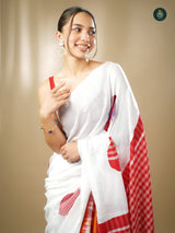 Gamcha Designer Saree - Design 1