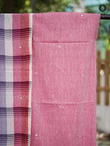 Handloom Bhujodi Kala Cotton - Pink