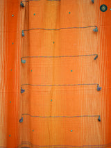 Handloom Bhujodi Kala Cotton - Orange