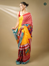 Gamcha Designer Saree - Design 4