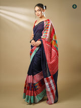 Gamcha Designer Saree - Design 5